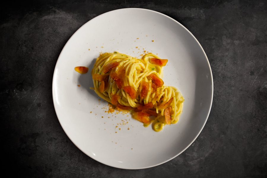 Spaghettone con Bottarga