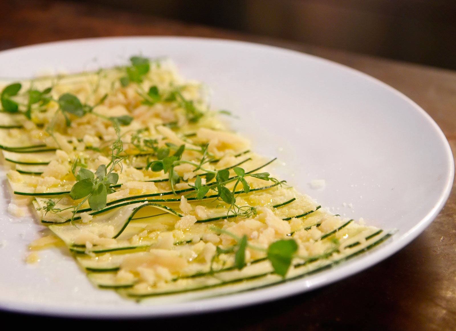 Carpaccio di Zucchine dell’Orto