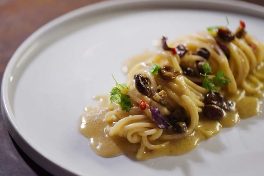 Spaghetti Ajo e Ojo, Olive e Capperi