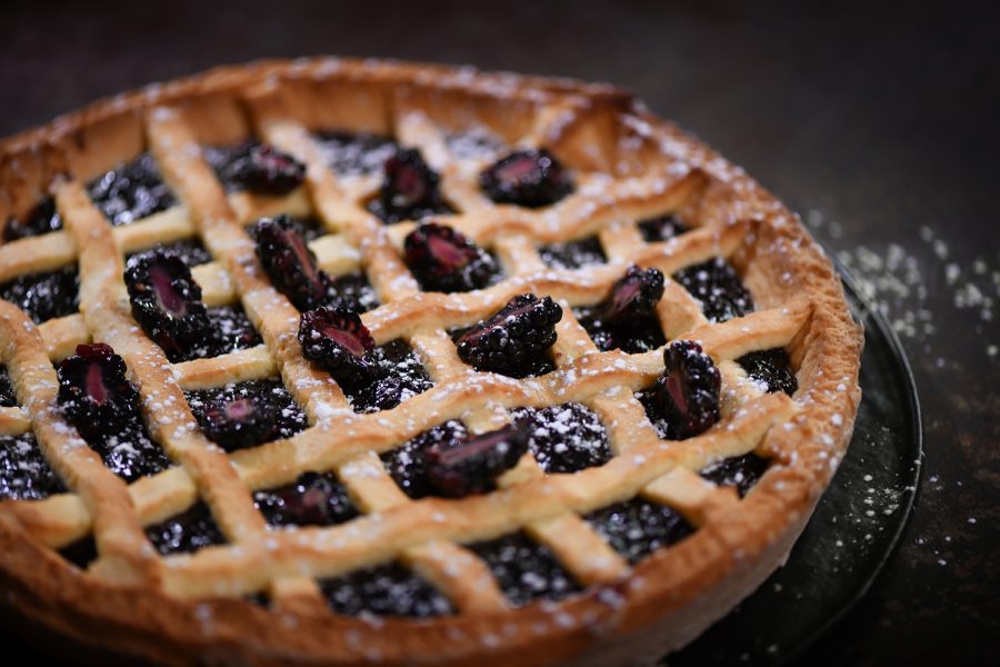 Crostata con Confettura di Mora di Rovo