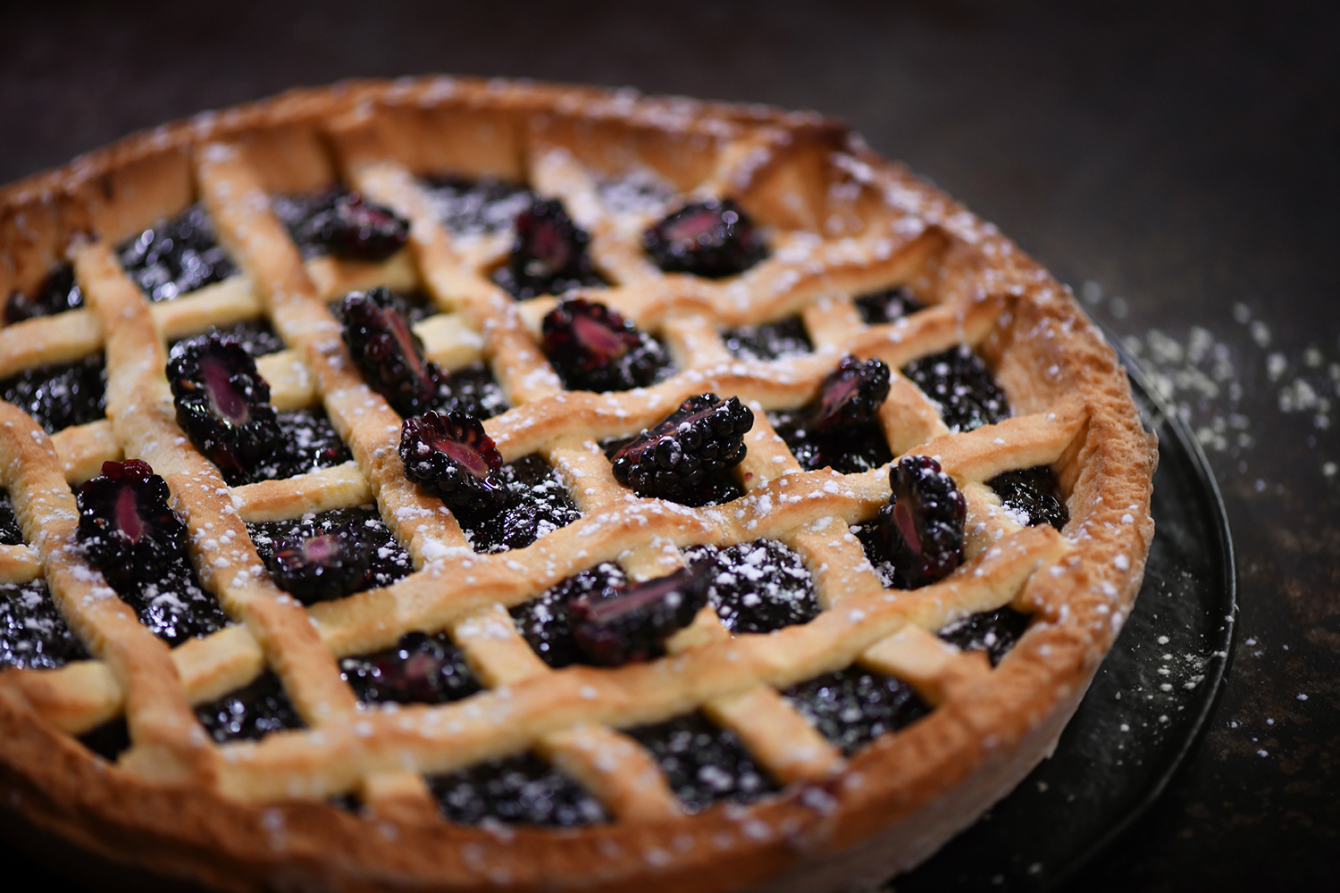 Crostata con Confettura di Mora di Rovo