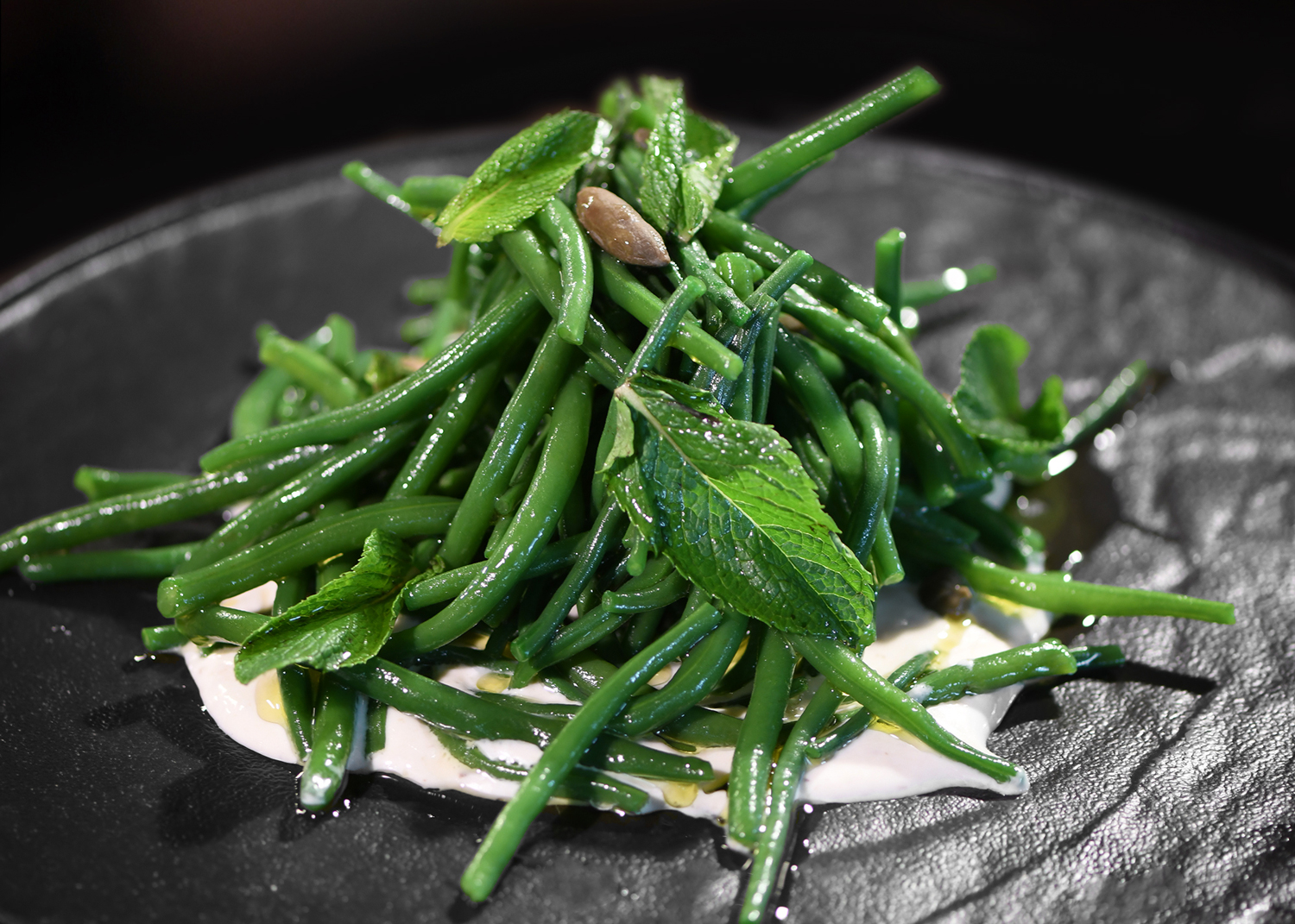 Fagiolini, Menta e Salsa Tonnata