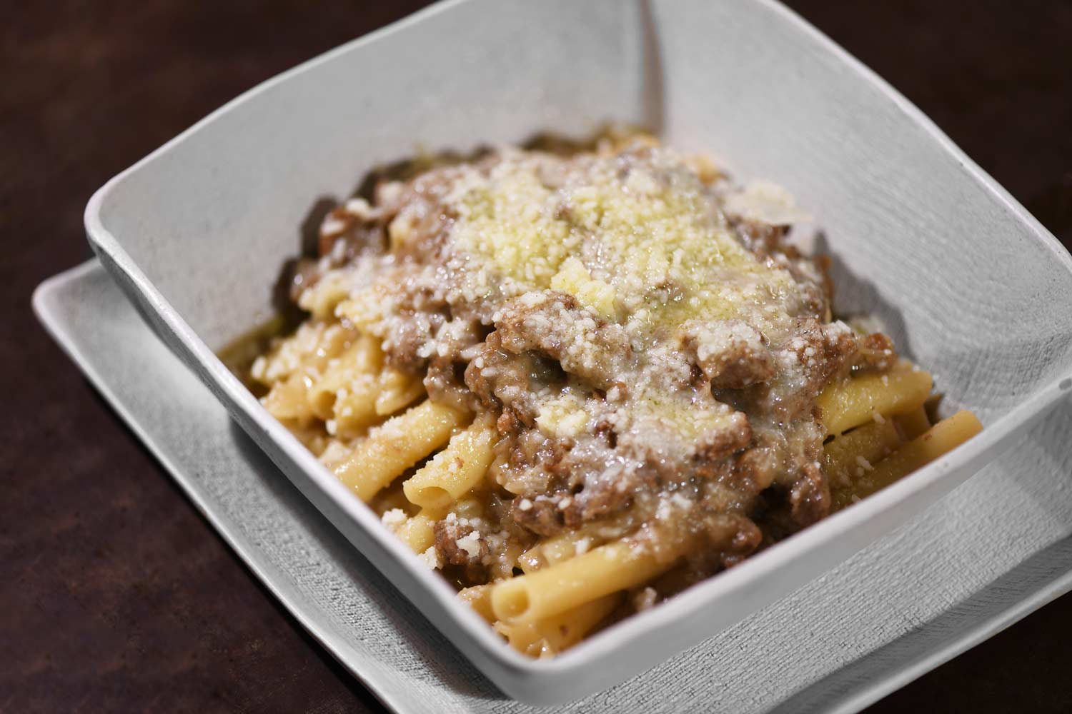 Ziti alla Genovese con Ragu di Manzo Maremmano “Terre di Sacra”