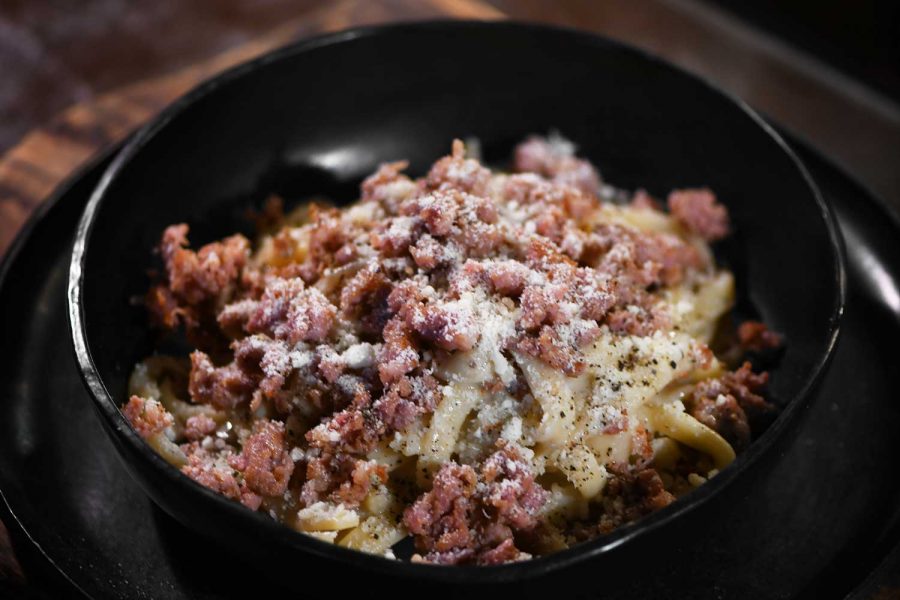 Cacio e Pepe con Salsiccia