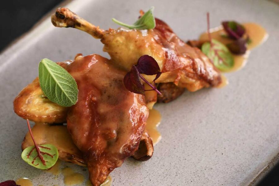 Saltimbocca di Galletto con Porcini