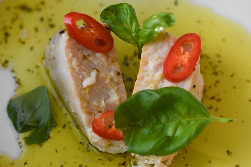 Pesce Spada al Salmoriglio