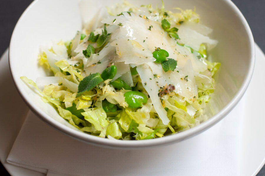 Insalata di fave e pecorino
